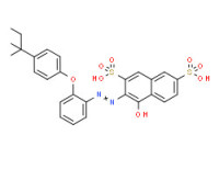 4-hydroxy-3-[[2-[4-(tert-pentyl)phenoxy]phenyl]azo]naphthalene-2,7-disulphonic acid