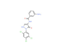 3-amino-N-[2,5-dihydro-5-oxo-1-(2,4,5-trichlorophenyl)-1H-pyrazol-4-yl]benzamide