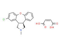 trans-5-chloro-2,3,3a,12b-tetrahydro-2-methyl-1H-dibenz[2,3:6,7]oxepino[4,5-c]pyrrole maleate