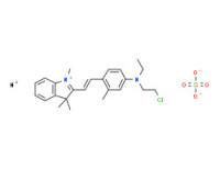 2-[2-[4-[(2-chloroethyl)ethylamino]-o-tolyl]vinyl]-1,3,3-trimethyl-3H-indolium hydrogen sulphate