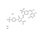 Trisodium 4-[[4-[[(3,6-dichloropyridazin-4-yl)carbonyl]amino]-2-sulphonatophenyl]azo]-4,5-dihydro-5-oxo-1-(4-sulphonatophenyl)-1H-pyrazole-3-carboxylate