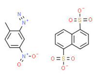 2-methyl-5-nitrobenzenediazonium naphthalene-1,5-disulphonate (1:1)
