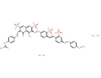 3-[[4-(acetamido)phenyl]azo]-5-amino-4-hydroxy-6-[[4-[2-[4-[(4-methoxyphenyl)azo]-2-sulphophenyl]vinyl]-3-sulphophenyl]azo]naphthalene-2,7-disulphonic acid, ammonium sodium salt