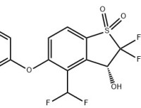 (R)-3-((4-(difluoromethyl)-2,2-difluoro-3-hydroxy-1,1-dioxido-2,3-dihydrobenzo[b]thiophen-5-yl)oxy)-5-fluorobenzonitrile
