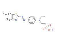 Potassium 2-[ethyl[4-[(6-methyl-2-benzothiazol-yl)azo]phenyl]amino]ethanesulphonate