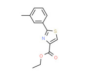 ethyl 2-(3-methylphenyl)-1,3-thiazole-4-carboxylate