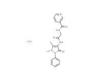 N-[2-[(2,3-dihydro-1,5-dimethyl-3-oxo-2-phenyl-1H-pyrazol-4-yl)amino]-2-oxoethyl]nicotinamide monohydrochloride