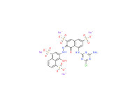 Tetrasodium 3-[[8-[(4-amino-6-chloro-1,3,5-triazin-2-yl)amino]-1-hydroxy-3,6-disulphonato-2-naphthyl]azo]-4-hydroxynaphthalene-1,5-disulphonate