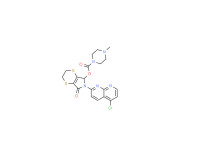 6-(5-chloro-1,8-naphthyridin-2-yl)-2,3,6,7-tetrahydro-7-oxo-5H-1,4-dithiino[2,3-c]pyrrol-5-yl 4-methylpiperazine-1-carboxylate