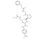 N-(benzyloxycarbonyl)glycyl-L-prolyl-N5-carbamoyl-N-(4-nitrophenyl)-L-ornithinamide