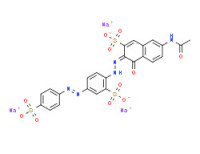 Trisodium 7-acetamido-4-hydroxy-3-[[2-sulphonato-4-[(4-sulphonatophenyl)azo]phenyl]azo]naphthalene-2-sulphonate