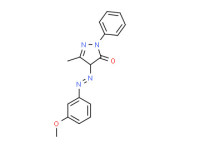 2,4-dihydro-4-[(3-methoxyphenyl)azo]-5-methyl-2-phenyl-3H-pyrazol-3-one