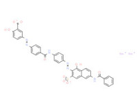 Disodium 5-[[4-[[[4-[[6-(benzoylamino)-1-hydroxy-3-sulphonato-2-naphthyl]azo]phenyl]amino]carbonyl]phenyl]azo]salicylate