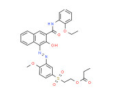 N-(2-ethoxyphenyl)-3-hydroxy-4-[[2-methoxy-5-[[2-(1-oxopropoxy)ethyl]sulphonyl]phenyl]azo]naphthalene-2-carboxamide