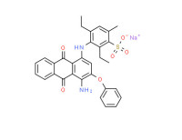 Sodium 4-[(4-amino-9,10-dihydro-9,10-dioxo-3-phenoxy-1-anthryl)amino]-3,5-diethyltoluene-2-sulphonate