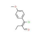 2-[chloro(4-methoxyphenyl)methylene]butyraldehyde