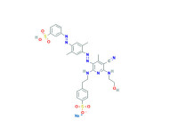 3-[[4-[[5-cyano-6-[(2-hydroxyethyl)amino]-4-methyl-2-[[2-(4-sulphophenyl)ethyl]amino]-3-pyridyl]azo]-2,5-xylyl]azo]benzenesulphonic acid, sodium salt