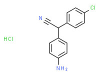 (±)-[4-[(4-chlorophenyl)cyanomethyl]phenyl]ammonium chloride