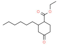 Ethyl 2-hexyl-4-oxocyclohexanecarboxylate