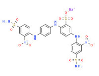 Sodium 5-[[2-nitro-4-sulphamoylphenyl]amino]-2-[[4-[[2-nitro-4-sulphamoylphenyl]amino]phenyl]amino]benzenesulphonate