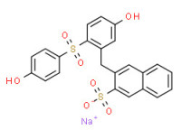Sodium 3-[[5-hydroxy-2-[(4-hydroxyphenyl)sulphonyl]phenyl]methyl]naphthalene-2-sulphonate