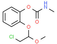 o-(2-chloro-1-methoxyethoxy)phenyl methylcarbamate