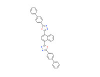 2,2'-(naphthalene-1,4-diyl)bis[5-[1,1'-biphenyl]-4-yl-1,3,4-oxadiazole]