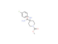 Methyl 4-(carbamoyl)-4-[(4-fluorophenyl)amino]piperidine-1-carboxylate