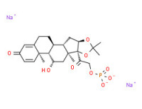 Pregna-1,4-diene-3,20-dione, 11-hydroxy-16,17-[(1-methylethylidene)bis(oxy)]-21-(phosphonooxy)-, disodium salt, (11ß,16a)-