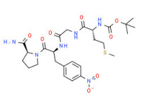 N-(tert-butoxycarbonyl)-D-methionylglycyl-4-nitro-3-phenyl-L-alanyl-L-prolinamide