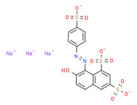 Trisodium 7-hydroxy-8-[(4-sulphonatophenyl)azo]naphthalene-1,3-disulphonate