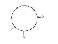 (±)-7-methylcyclopentadecane-1,5-dione