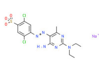 Sodium 4-[[4-amino-2-(diethylamino)-6-methyl-5-pyrimidinyl]azo]-2,5-dichlorobenzenesulphonate