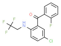 [5-chloro-2-[(2,2,2-trifluoroethyl)amino]phenyl] 2-fluorophenyl ketone