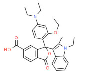 3-[4-(diethylamino)-2-ethoxyphenyl]-3-(1-ethyl-2-methyl-1H-indol-3-yl)-1,3-dihydro-1-oxoisobenzofuran-5-carboxylic acid