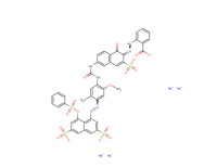 o-[[1-hydroxy-6-[[[[2-methoxy-5-methyl-4-[[8-[(phenylsulphonyl)oxy]-3,6-disulpho-1-naphthyl]azo]phenyl]amino]carbonyl]amino]-3-sulpho-2-naphthyl]azo]benzoic acid, sodium salt