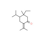 5-ethyl-4-(isopropyl)-2-(isopropylidene)-5-methylcyclohexan-1-one