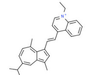 1-ethyl-4-[2-[5-isopropyl-3,8-dimethylazulen-1-yl]vinyl]quinolinium iodide