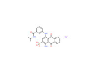 1-amino-4-[3-(isopropylamino)carbonylanilino]-9,10-dihydro-9,10-dioxoanthracene-2-sulphonic acid, sodium salt