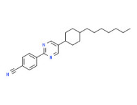 trans-4-[5-(4-heptylcyclohexyl)-2-pyrimidyl]benzonitrile