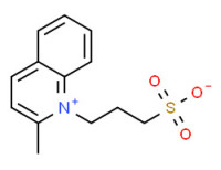 2-methyl-1-(3-sulphonatopropyl)quinolinium