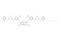 Tetrasodium 4-amino-3,6-bis[[5-[[4-chloro-6-[(o-tolyl)amino]-1,3,5-triazin-2-yl]amino]-2-sulphonatophenyl]azo]-5-hydroxynaphthalene-2,7-disulphonate
