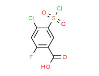 4-Chloro-5-(chlorosulfonyl)-2-fluorobenzoic acid