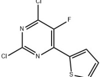 2,4-dichloro-5-fluoro-6-(thiophen-2-yl)pyrimidine
