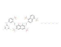 Pentasodium 2-[[1-amino-7-[[5-[(4,6-dichloro-1,3,5-triazin-2-yl)amino]-2-sulphonatophenyl]azo]-8-hydroxy-3,6-disulphonato-2-naphthyl]azo]naphthalene-1,5-disulphonate