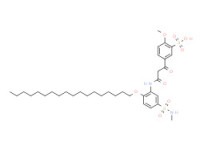 2-methoxy-5-[3-[[5-[(methylamino)sulphonyl]-2-(octadecyloxy)phenyl]amino]-1,3-dioxopropyl]benzenesulphonic acid