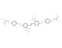 Disodium 4,4'-bis[[4-(3-chloro-2-hydroxypropoxy)phenyl]azo]stilbene-2,2'-disulphonate