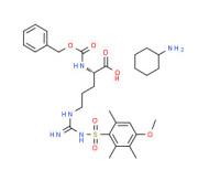 (2S)-5-[[amino-[(4-methoxy-2,3,6-trimethylphenyl)sulfonylamino]methylidene]amino]-2-(phenylmethoxycarbonylamino)pentanoic acid,cyclohexanamine