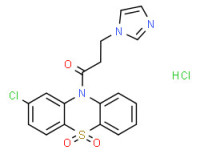 2-chloro-10-[3-(1H-imidazol-1-yl)propionyl]-10H-phenothiazine 5,5-dioxide monohydrochloride