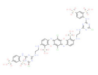 6,13-dichloro-3,10-bis[[2-[[4-chloro-6-[(2,4-disulphophenyl)amino]-1,3,5-triazin-2-yl]amino]ethyl]amino]triphenodioxazine-4,11-disulphonic acid